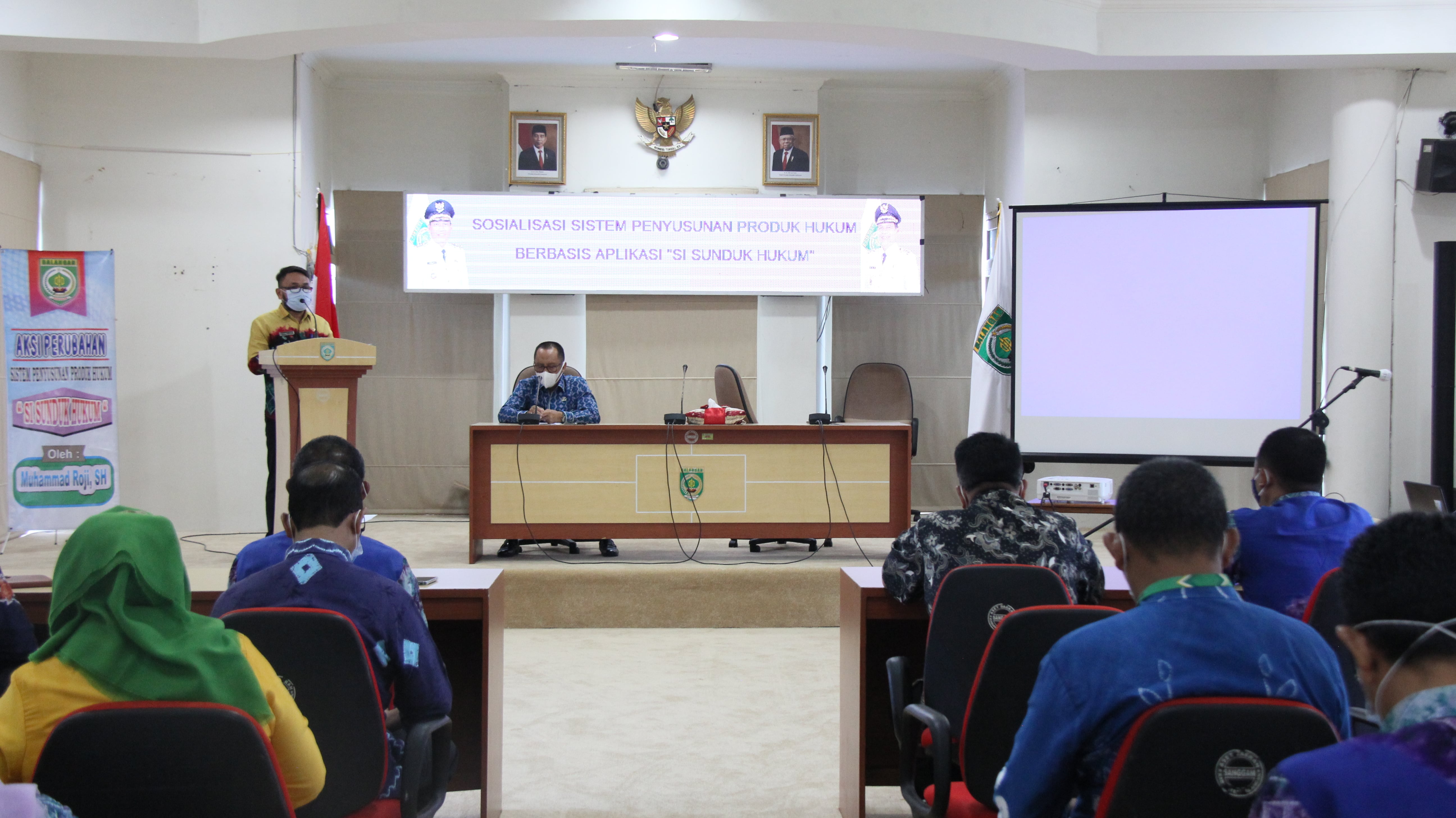 Bagian Hukum Setda Balangan Sosialisasikan Aplikasi Produk Hukum Daerah