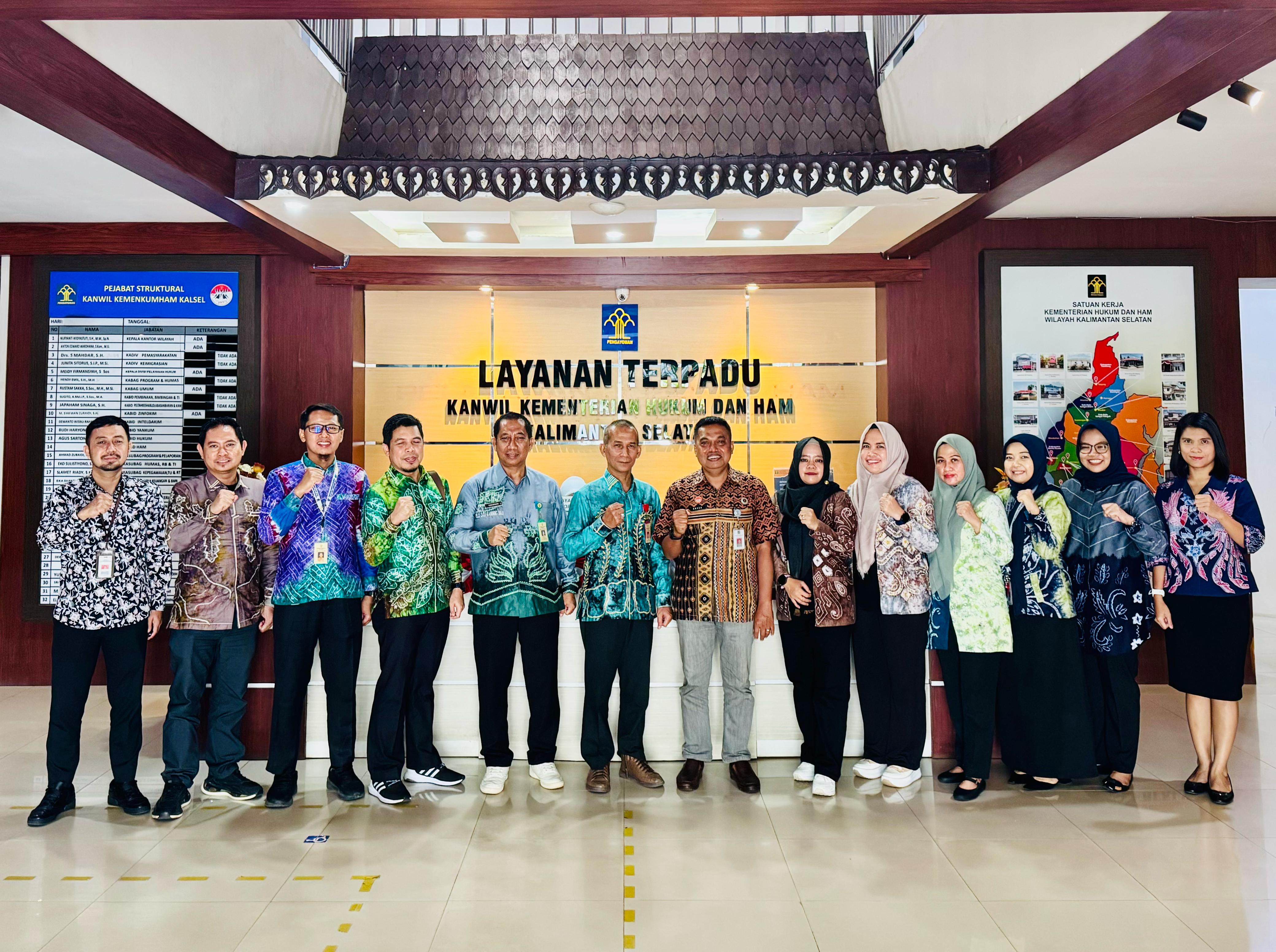 PEMERINTAH KABUPATEN BALANGAN GELAR HARMONISASI HUKUM RANCANGAN PERDA BERSAMA KANWIL KEMENKUM KALSEL